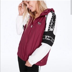 VS PINK bling anorak jacket sz xs